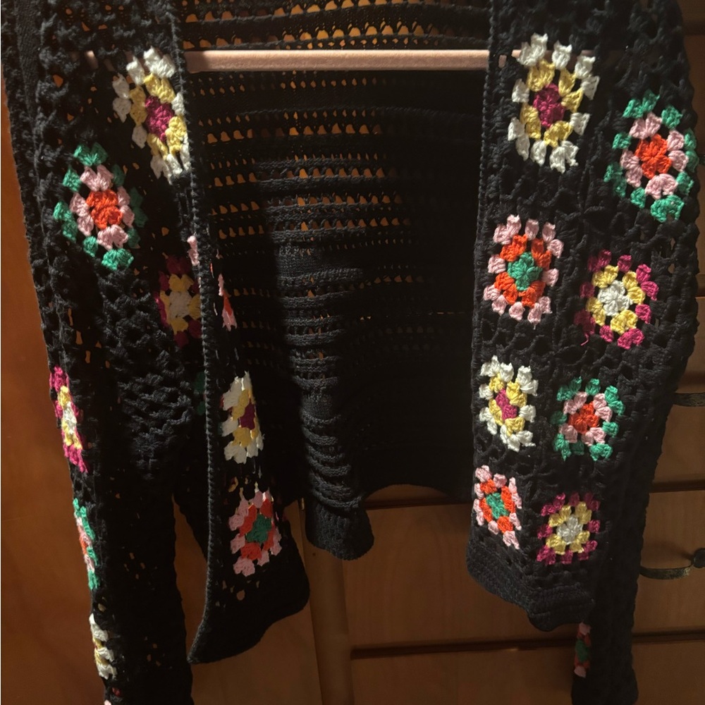 Colorful Crochet Women's Sweater